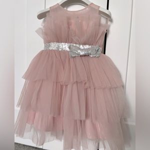 SEKER girls blush pink georgeous dress 4-5T
